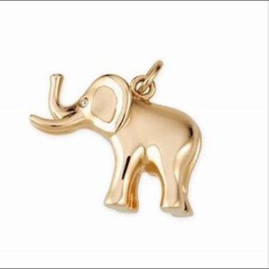 NWT Stella & Dot Gold Elephant Charm